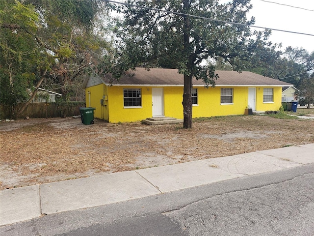 view of ranch-style house