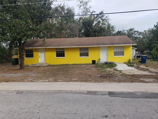 view of ranch-style home