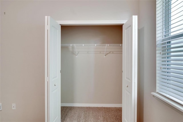 view of closet