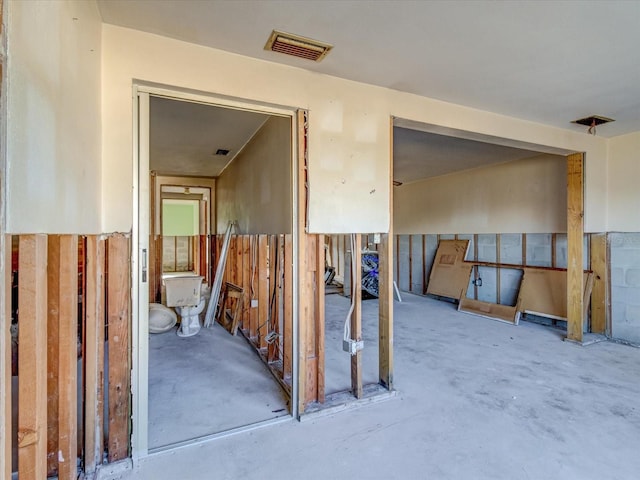 miscellaneous room featuring concrete floors