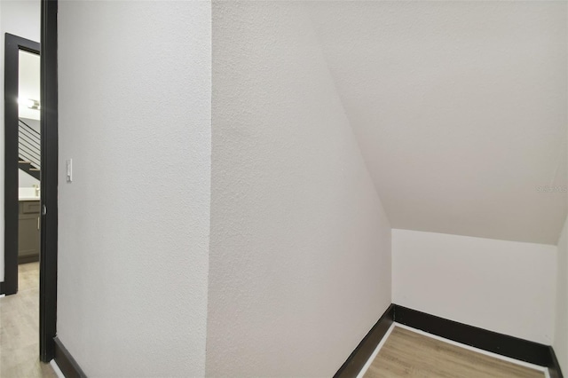 interior space with light wood-type flooring