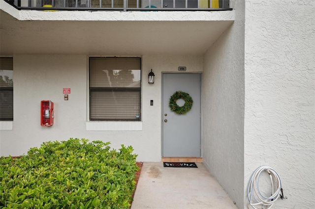 view of entrance to property