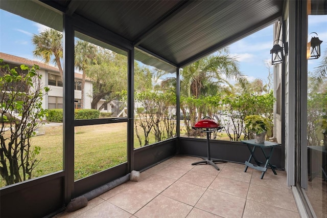 sunroom / solarium with plenty of natural light