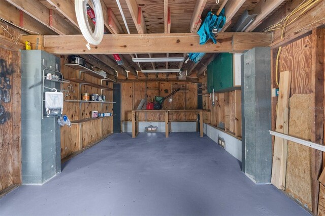view of storage