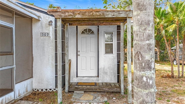 view of entrance to property