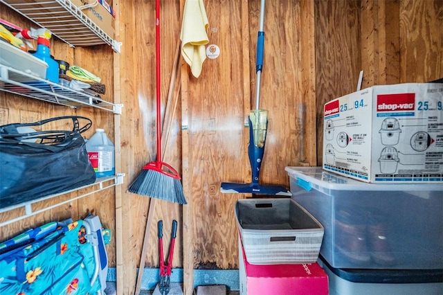 view of storage room