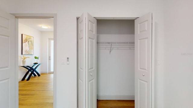 view of closet