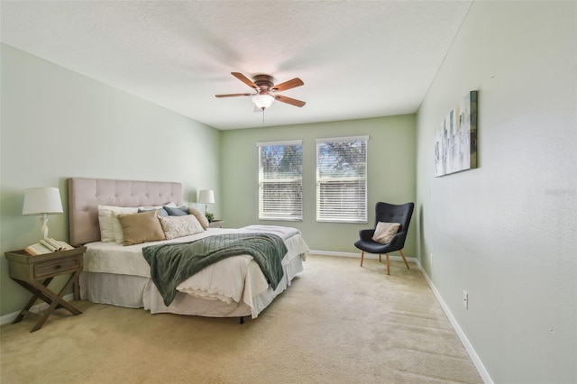 2212 Valterra Vista Way, Valrico, FL 33594 - bedroom with light colored carpet and a ceiling fan