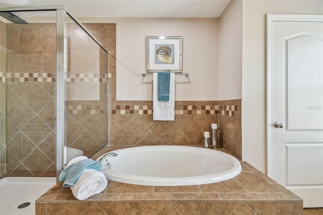 2212 Valterra Vista Way, Valrico, FL 33594 - full bathroom featuring a garden tub and a stall shower