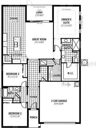 11726 Renaissance Blvd, Venice, FL 34293 - view of floor plan / room layout