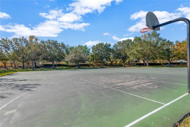 view of sport court