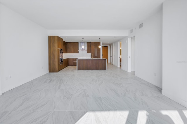 view of unfurnished living room