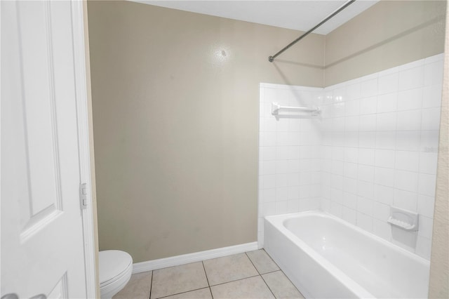 501 Knights Run Ave Unit 2308, Tampa, FL 33602 - bathroom with tile patterned floors, tub / shower combination, and toilet