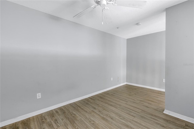 501 Knights Run Ave Unit 2308, Tampa, FL 33602 - unfurnished room featuring hardwood / wood-style flooring and ceiling fan