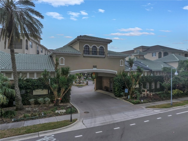 501 Knights Run Ave Unit 2308, Tampa, FL 33602 - view of mediterranean / spanish-style house
