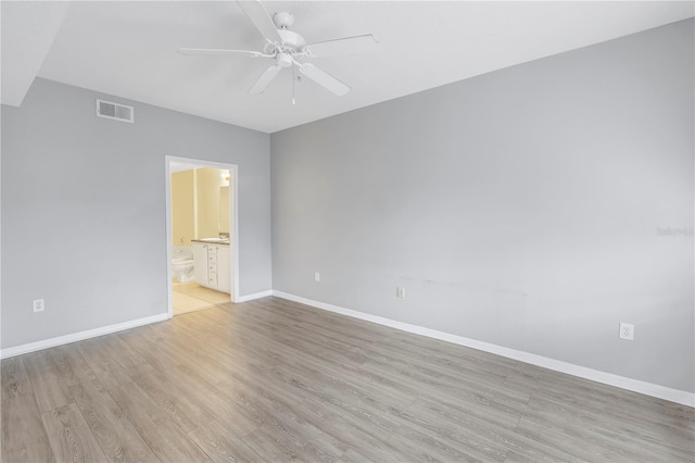 501 Knights Run Ave Unit 2308, Tampa, FL 33602 - unfurnished room featuring ceiling fan and light wood-type flooring