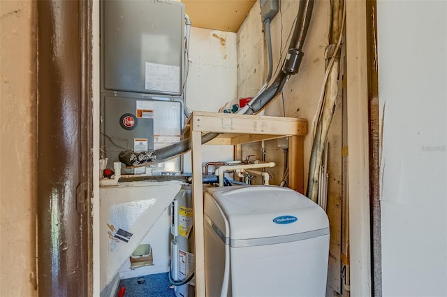 view of utility room