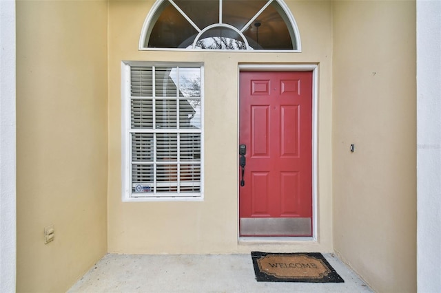 view of entrance to property