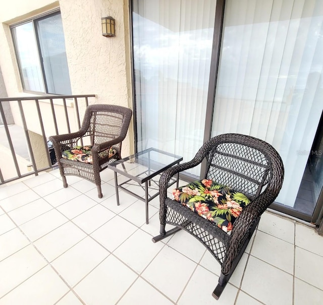 balcony with covered porch