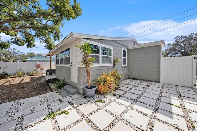 exterior space with a patio area