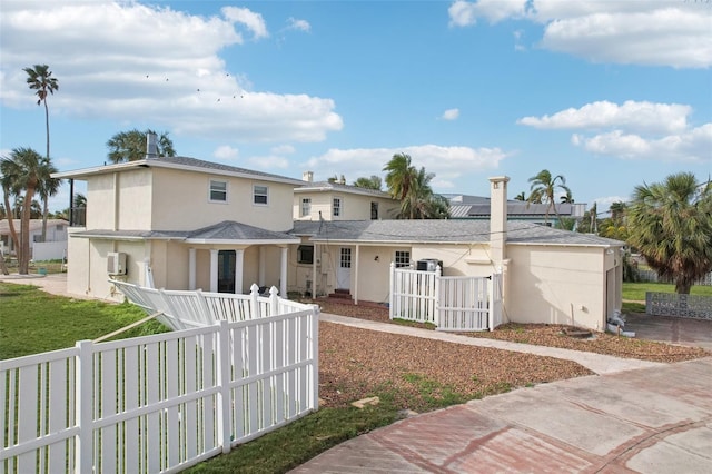 view of rear view of property