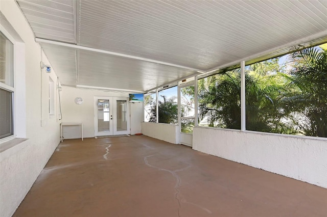 view of patio / terrace with french doors