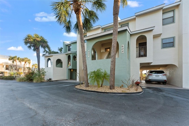 view of mediterranean / spanish house