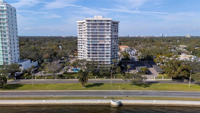 view of property featuring a water view