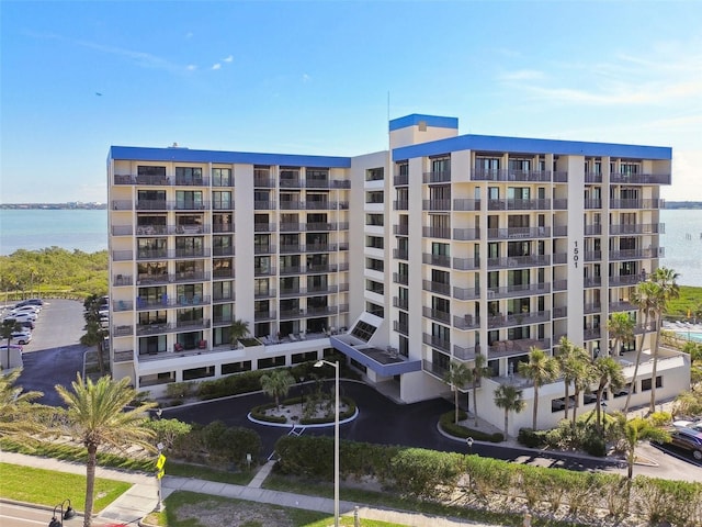 view of property featuring a water view