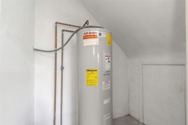 utilities featuring electric water heater