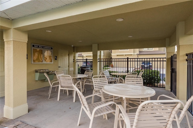 view of patio