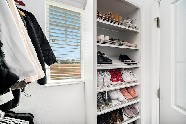 view of closet