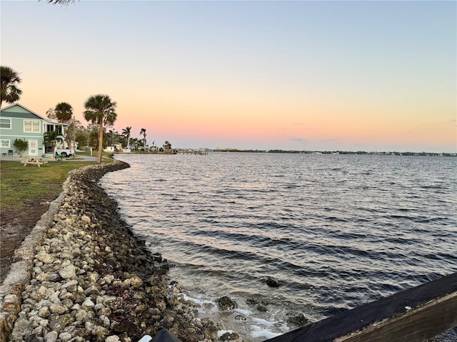 property view of water