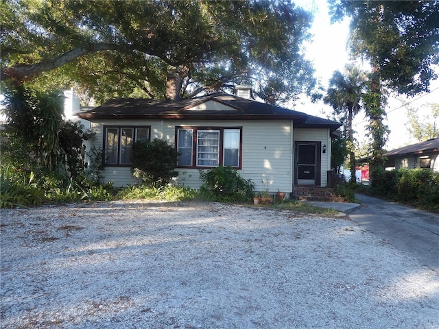 view of front of home