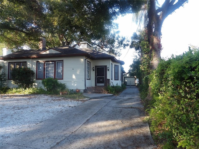 view of bungalow-style house