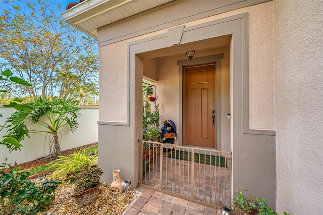 view of entrance to property