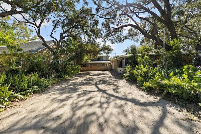 view of front of home