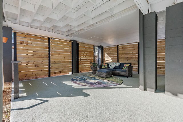 view of patio / terrace with an outdoor hangout area