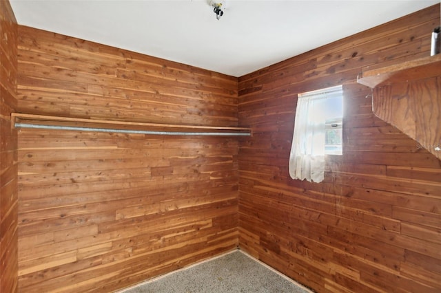 spacious closet with carpet flooring