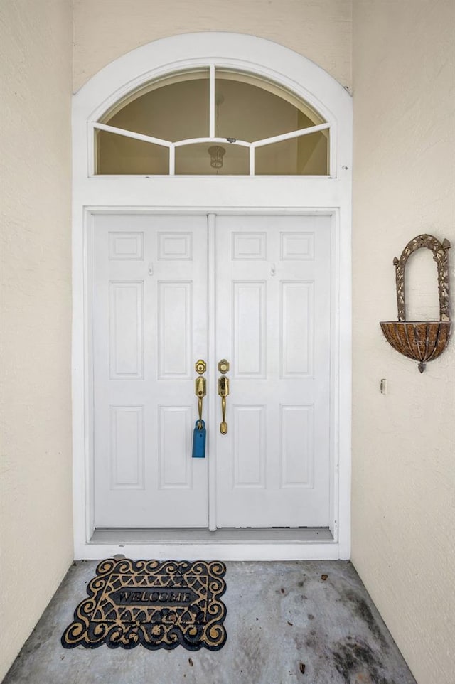 view of entrance to property