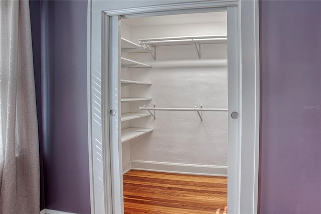 view of closet