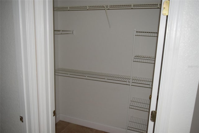 view of closet