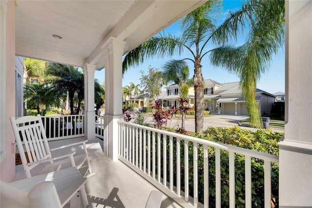 620 Mirabay Blvd, Apollo Beach, FL 33572 - porch with a residential view