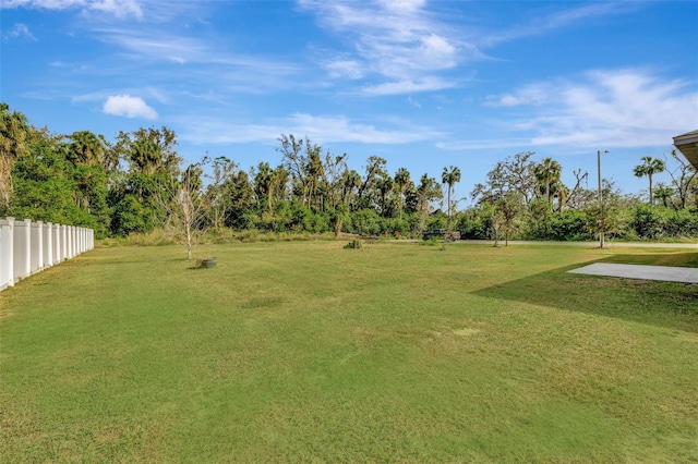 view of yard