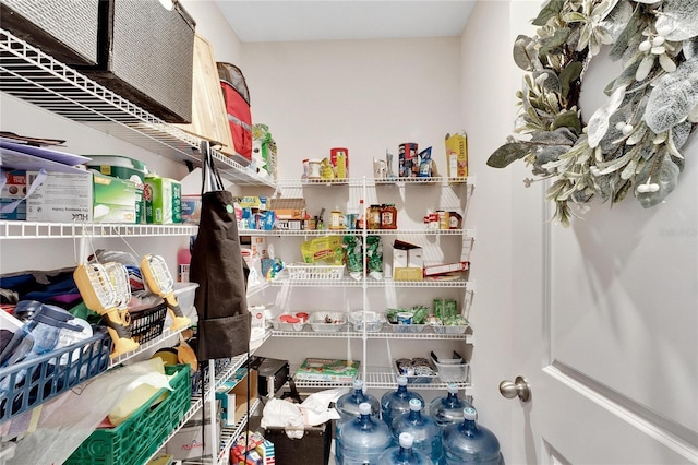 view of pantry