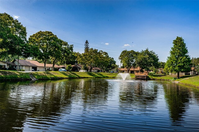 view of water feature