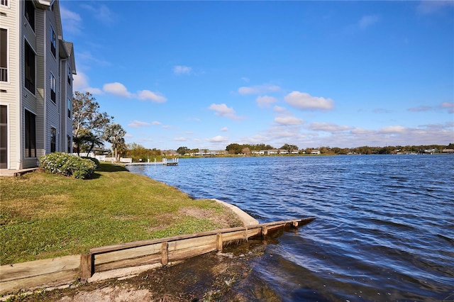 property view of water