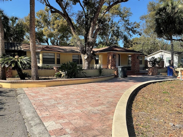 view of ranch-style home