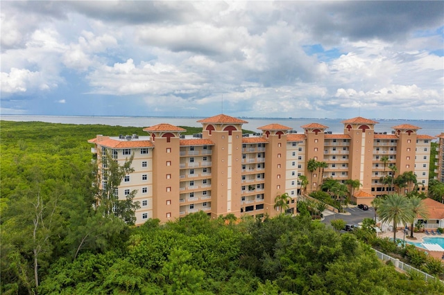 view of property featuring a water view