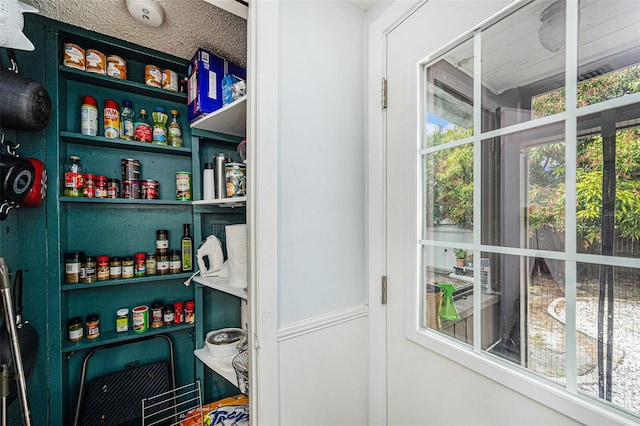 view of pantry